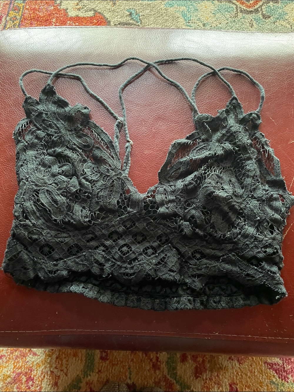 Urban Outfitters Black Lace Bralette Tank